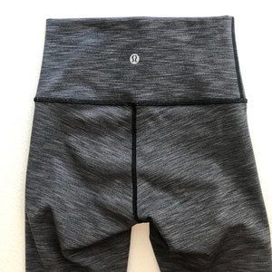 Lululemon High Rise Heather Gray Full Length Leggings